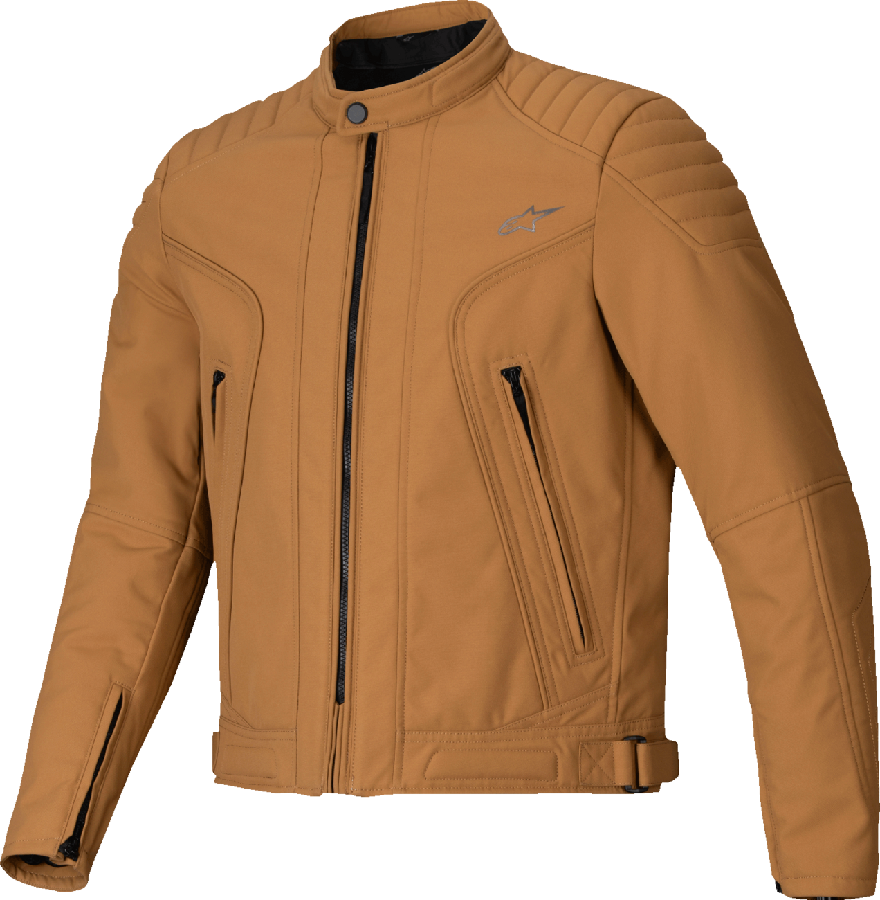 ALPINESTARS, Alpinestars Clayton WR Motorcycle Jacket - Utility Brown/Light Gold, Size Small