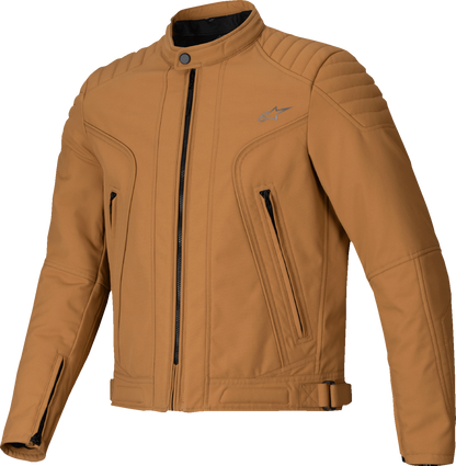 ALPINESTARS, Alpinestars Clayton WR Motorcycle Jacket - Utility Brown/Light Gold, Size Small