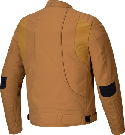 ALPINESTARS, Alpinestars Clayton WR Motorcycle Jacket - Utility Brown/Light Gold, Size Small