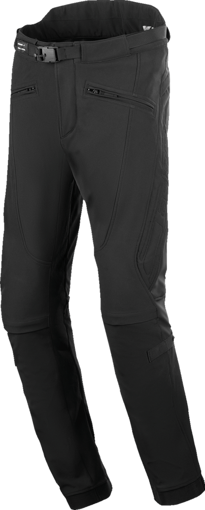 Alpinestars Alden Pants in black, US size 36, featuring durable fabric and stylish design for motorcycle riding.