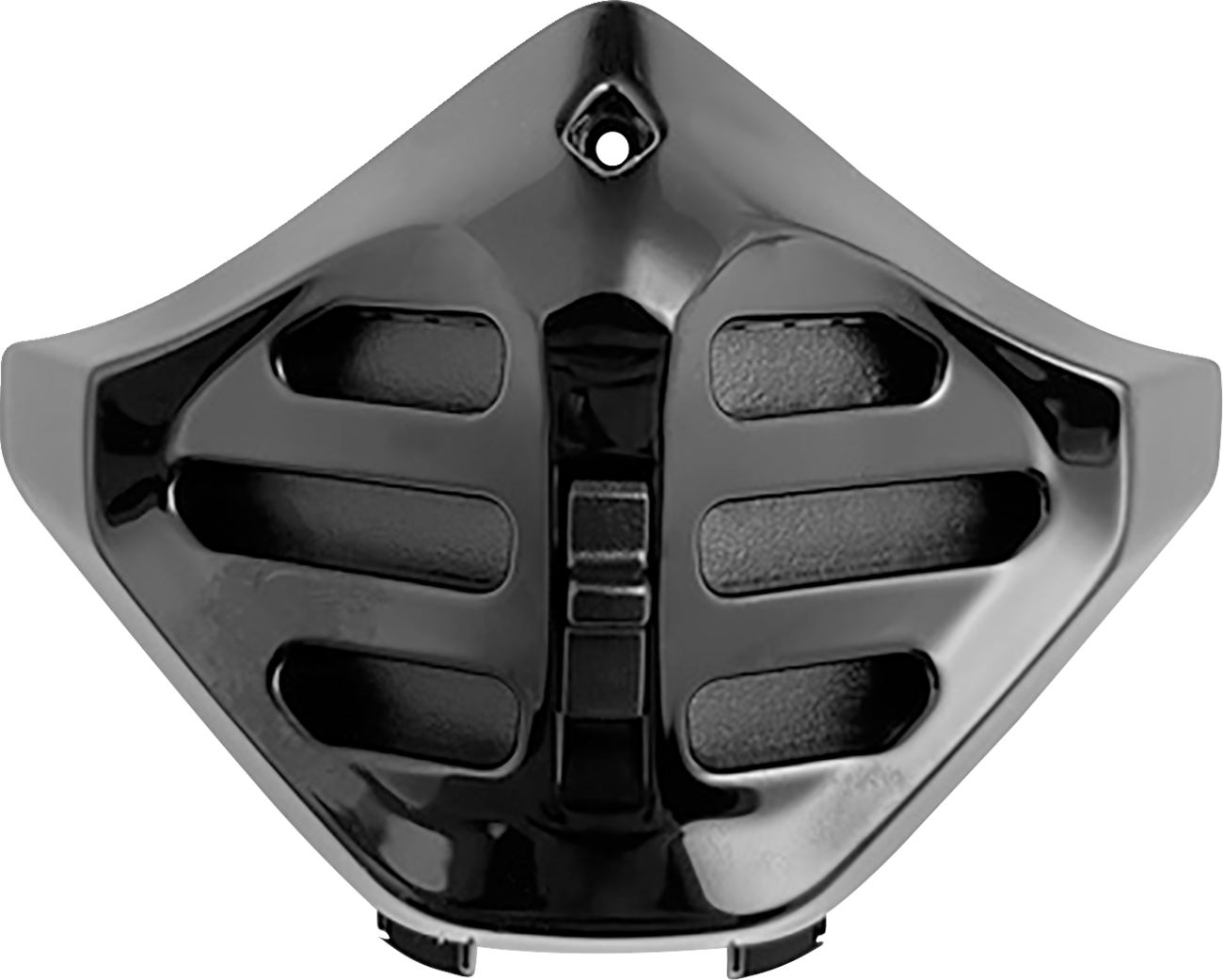 Black Arai Helmets XD-5 chin vent replacement part 105319, showing the vent component designed for helmet airflow.