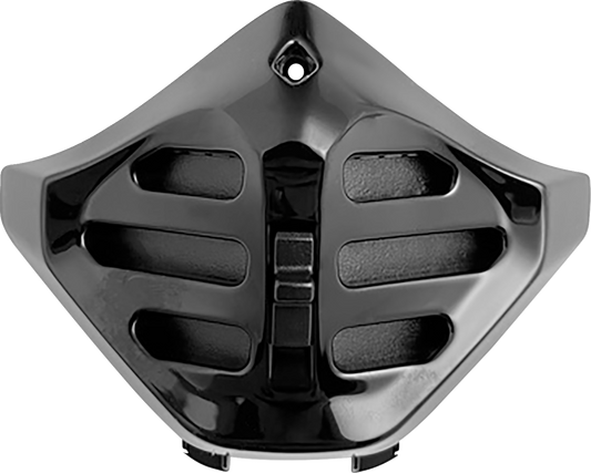 Black Arai Helmets XD-5 chin vent replacement part 105319, showing the vent component designed for helmet airflow.