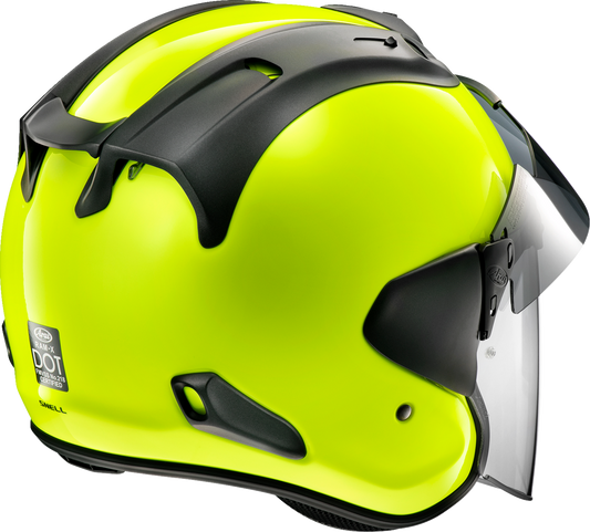 ARAI HELMETS, ARAI HELMETS Ram-X Helmet Small Fluorescent Yellow with VAS-Z Shield System