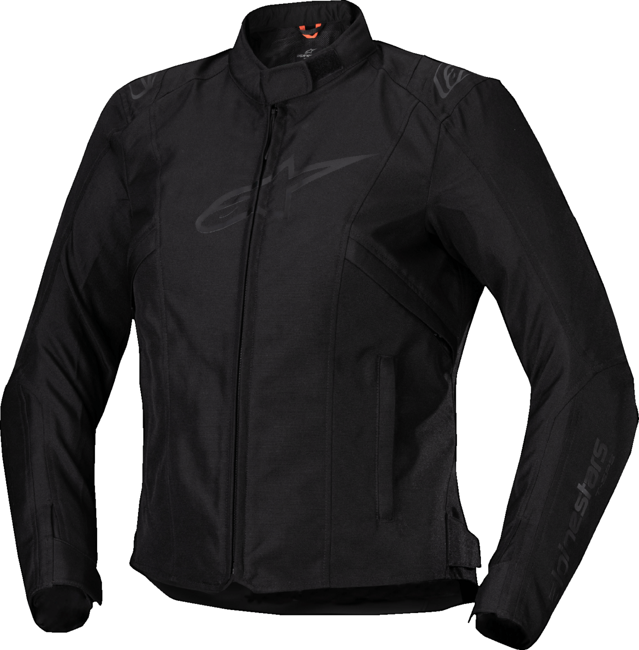 Alpinestars Stella T-SPS v2 WP motorcycle jacket in black with protective details, size 2XL, designed for female riders.