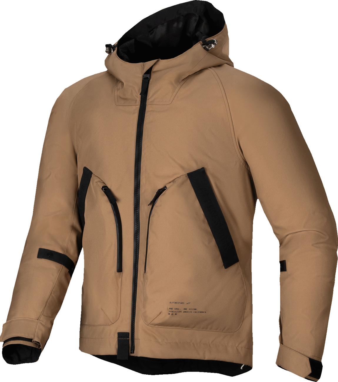Alpinestars Morush WP waterproof utility brown jacket in XL, featuring durable fabric and functional design for outdoor activities.