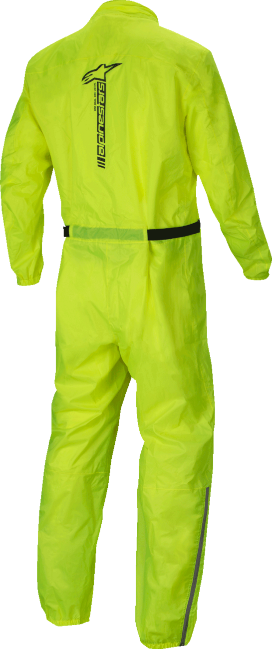 ALPINESTARS, Alpinestars Hurricane v2 Rainsuit - Yellow Fluo, XL - Waterproof Motorcycle Riding Suit