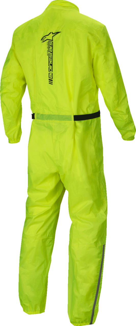ALPINESTARS, Alpinestars Hurricane v2 Rainsuit - Yellow Fluo, XL - Waterproof Motorcycle Riding Suit