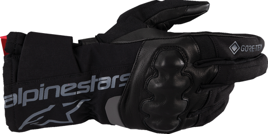 Alpinestars WT-4 Gore-Tex® gloves in black, 3XL, featuring waterproof material and reinforced palms for all-weather touring.