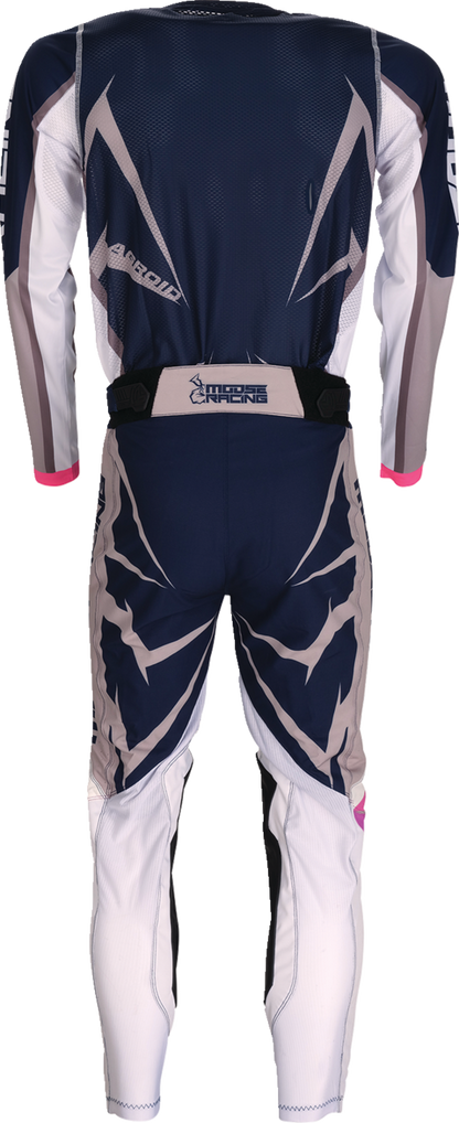 Moose Offroad Agroid Pants - Navy/White, US 38, Part Number 2901-11760