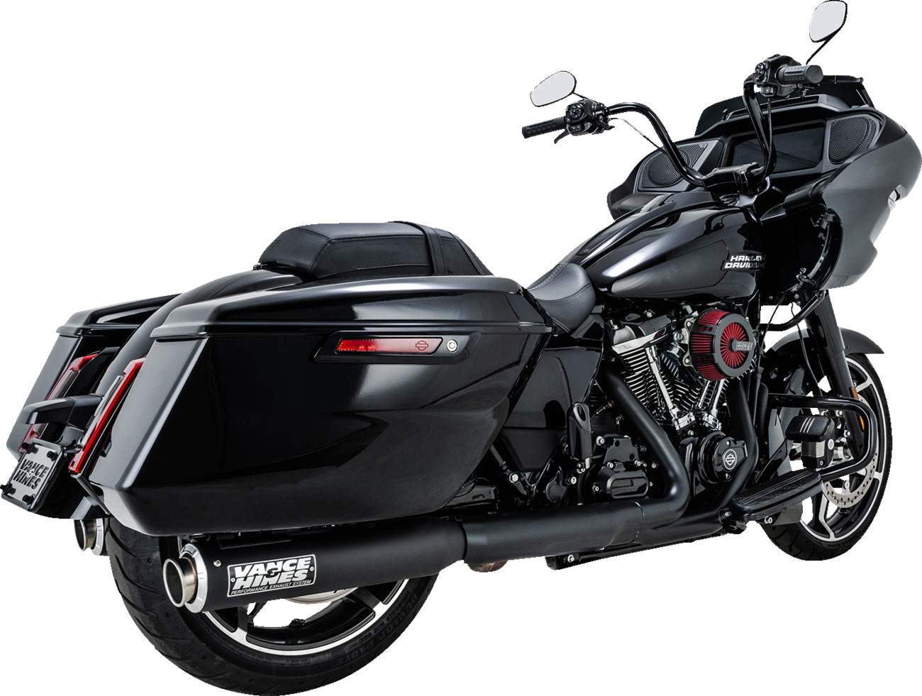 VANCE & HINES, Vance & Hines Supersport Slip-On Mufflers for Harley M8 Bagger – Part #46721