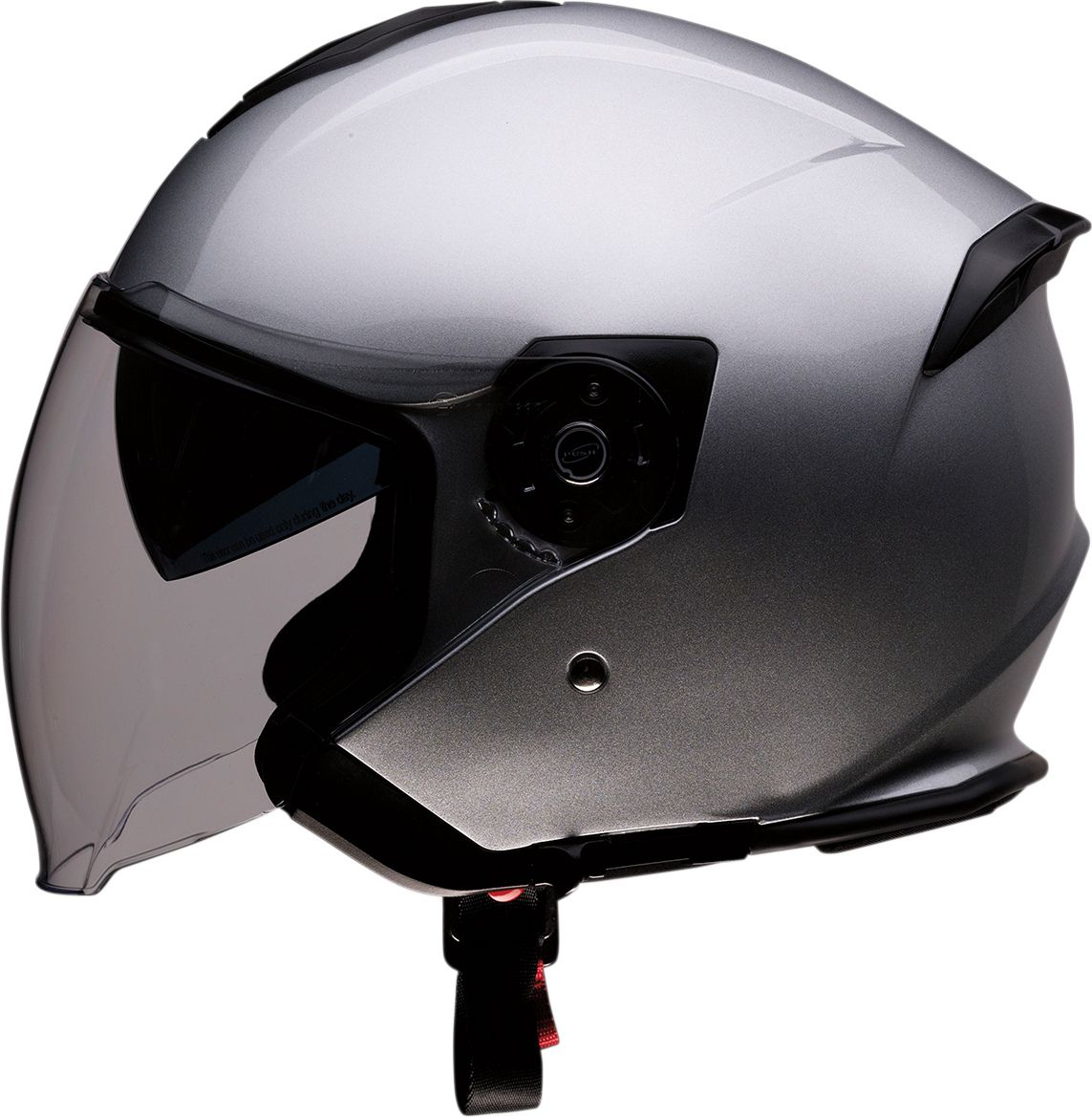 Silver Z1R Road Maxx 2.0 motorcycle helmet in XL size, featuring aerodynamic design and secure chin strap.