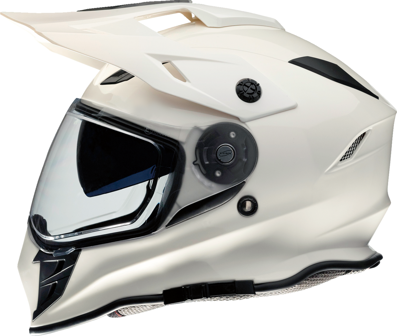 Z1R Z1R Range 2.0 helmet in solid white, size XL, featuring a sleek aerodynamic design and ventilation vents.