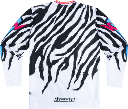 ICON Rad Dawn™ Jersey 3XL in white with mesh chassis for maximum airflow, designed for sport and cycling comfort.