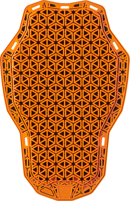 ICON D3O Ghost 1 back guard small protective armor with impact-absorbing D3O material, designed for motorcycle riding safety.