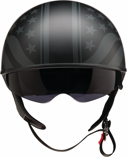 Z1R Vagrant Black helmet in small size with matte finish, featuring a sleek aerodynamic design and clear visor.