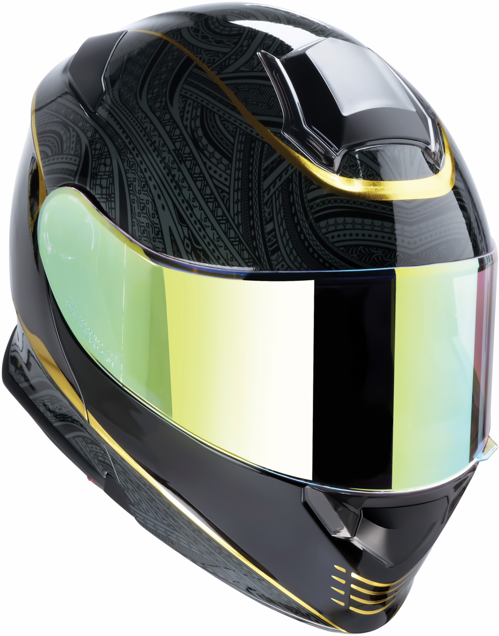 Z1R Solaris 2.0 modular helmet in Notorious Black, XL size, with clear visor and aerodynamic design for motorcycle riding.