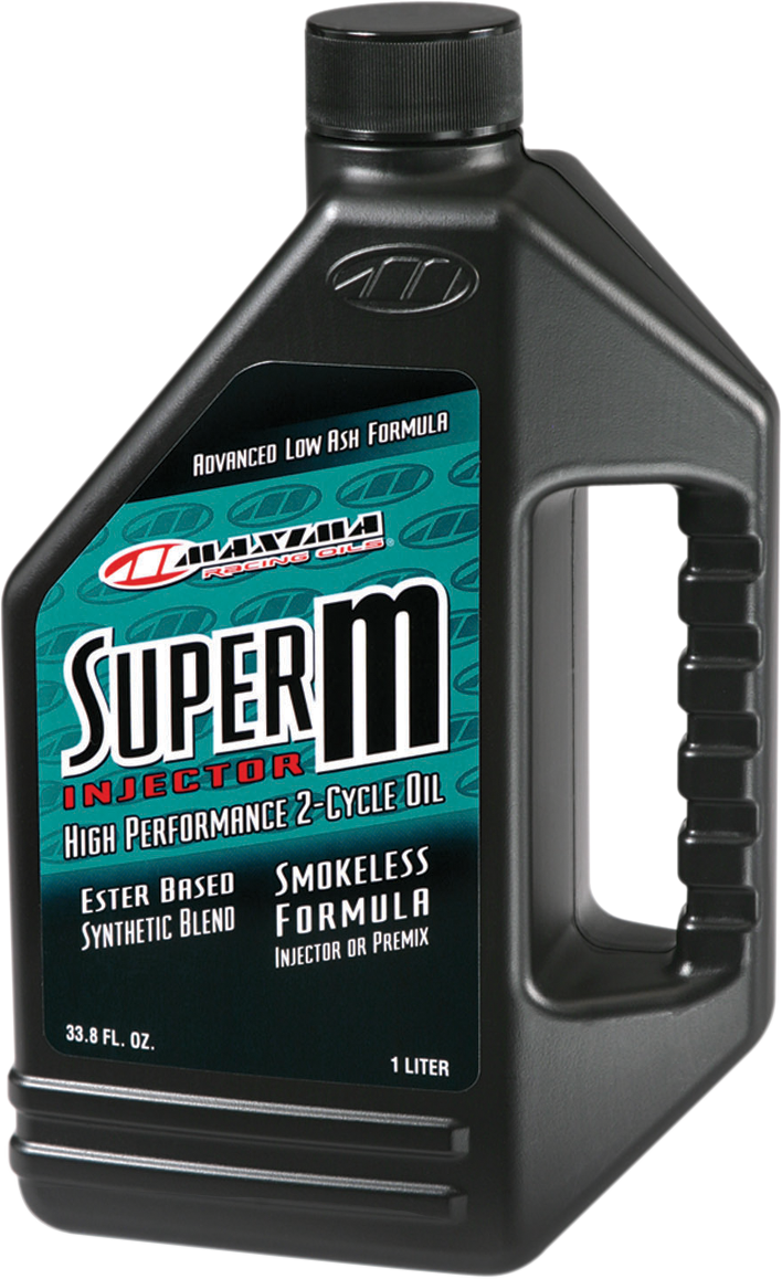 MAXIMA RACING OIL, MAXIMA RACING OIL Super M Injector Oil 1L - Premium 2-Stroke Engine Oil for Peak Performance