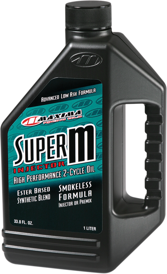 MAXIMA RACING OIL, MAXIMA RACING OIL Super M Injector Oil 1L - Premium 2-Stroke Engine Oil for Peak Performance