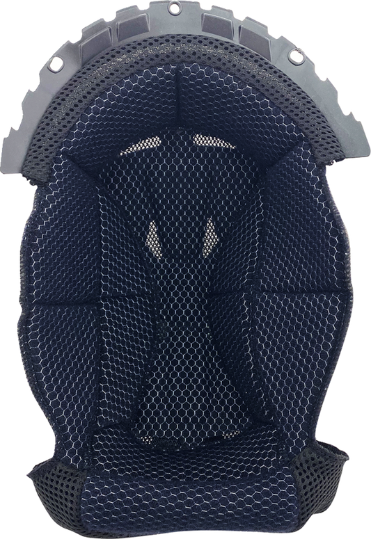 Black AFX FX-37X Liner helmet interior in large size, designed for compatibility with Bill's Exhausts helmets.