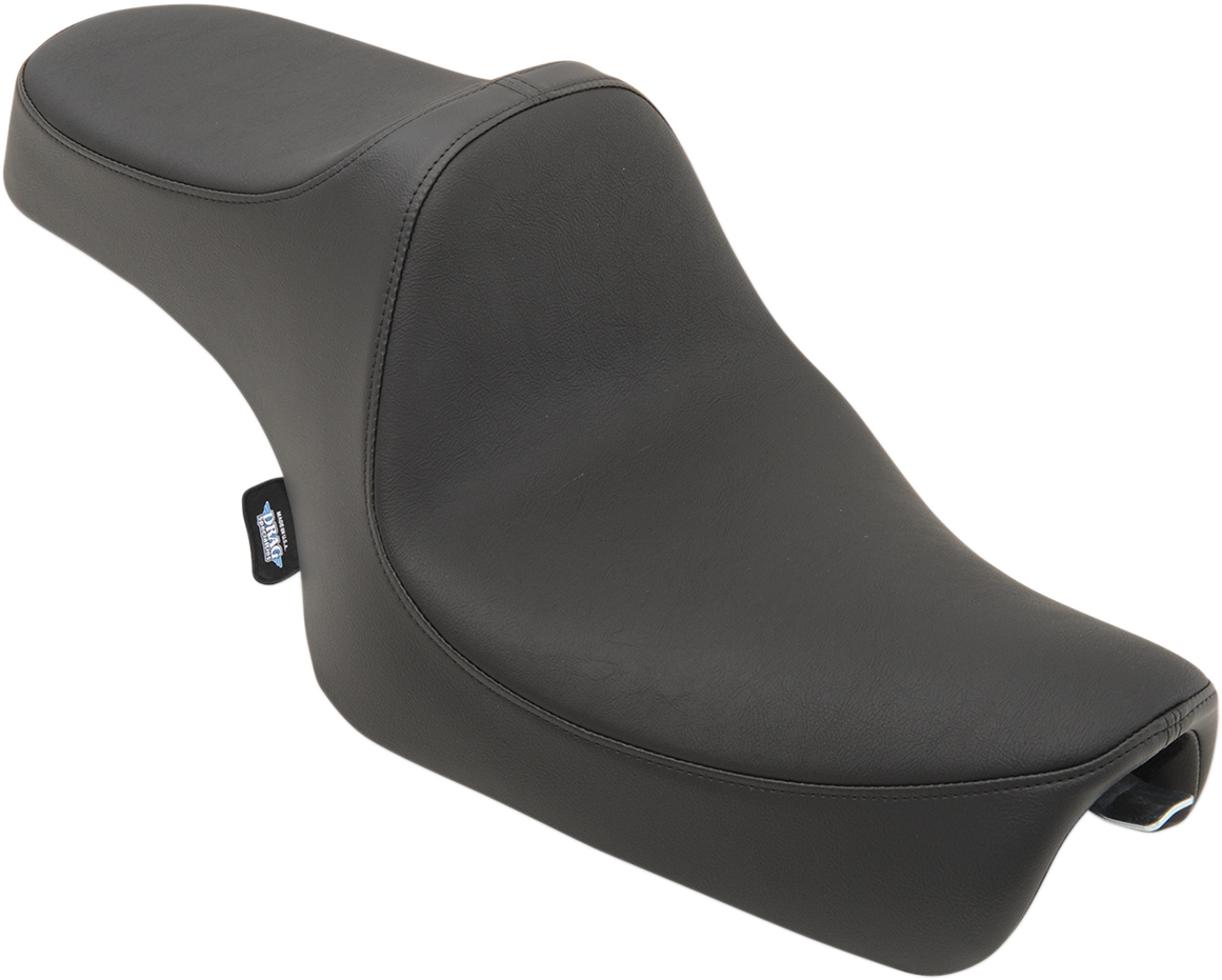 DRAG SPECIALTIES SEATS Predator III motorcycle seat for FL/FX 2018-2023 with smooth finish, part number 0802-1144.