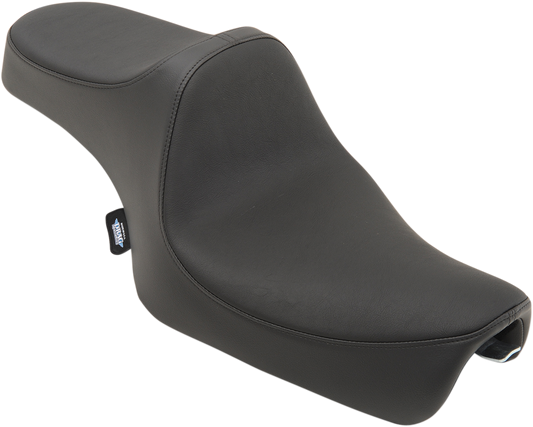 DRAG SPECIALTIES SEATS Predator III motorcycle seat for FL/FX 2018-2023 with smooth finish, part number 0802-1144.
