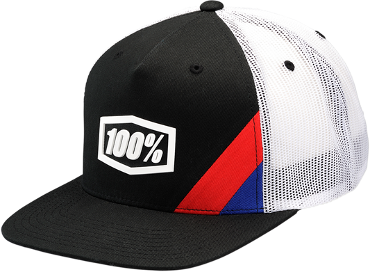 100% Cornerstone Trucker Hat - Black 20045-00001 - Howling Moto