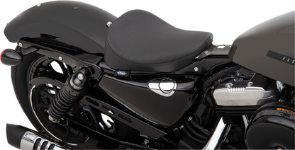 DRAG SPECIALTIES SEATS bobber solo seat with smooth vinyl for Harley XL 2010-2022 motorcycle, part no. 0804-0737