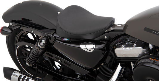 DRAG SPECIALTIES SEATS bobber solo seat with smooth vinyl for Harley XL 2010-2022 motorcycle, part no. 0804-0737