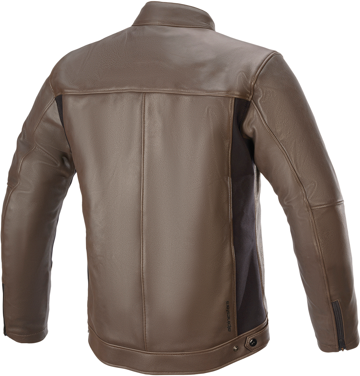 Alpinestars Topanga brown jacket in 2XL with front zipper, collar, and multiple pockets, designed for outdoor or casual wear.