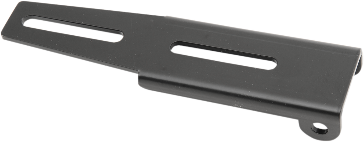 Heavy-duty steel Drag Specialties solo seat hinge bracket mount for custom motorcycle seats, designed for durability and easy installation.