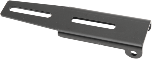 Heavy-duty steel Drag Specialties solo seat hinge bracket mount for custom motorcycle seats, designed for durability and easy installation.