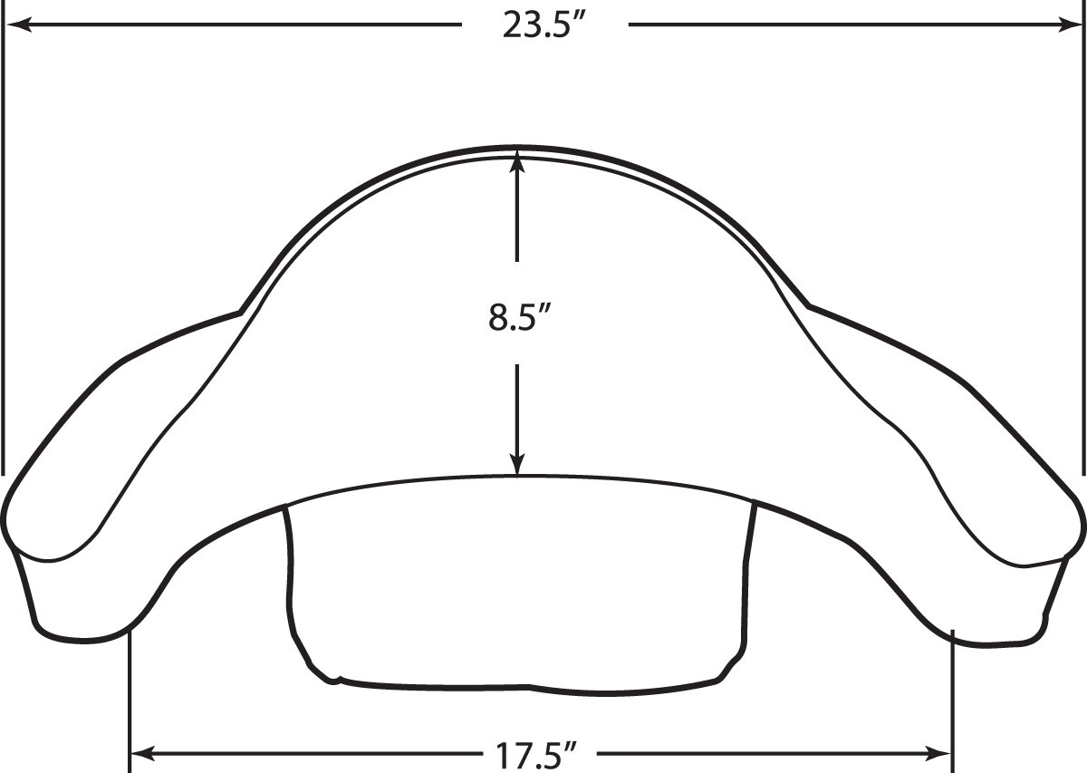 Black Tour Box Pad for Harley-Davidson, Drag Specialties Seats Tour Box Seat Pad with Part Number 0822-0142