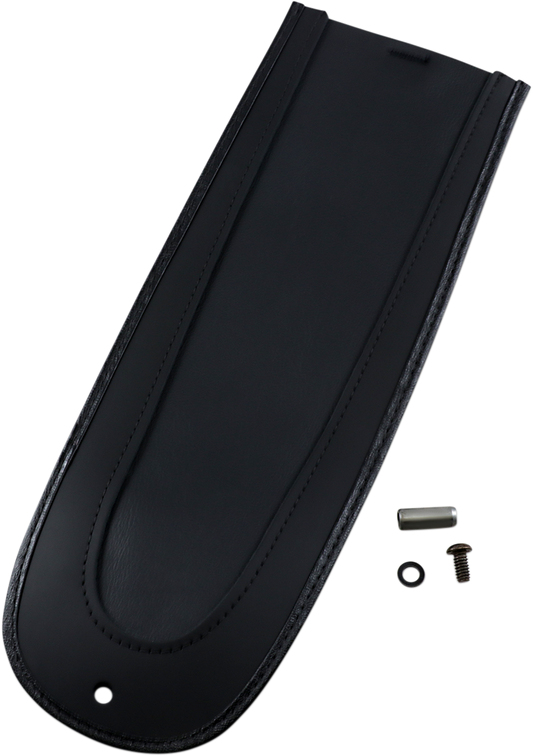 Drag Specialties Seats fender skin with smooth automotive-grade vinyl, designed for easy installation on motorcycle fenders.