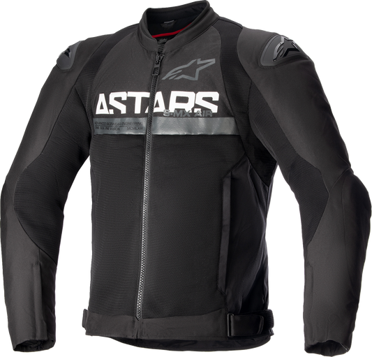 Alpinestars SMX Air jacket in black, size XL, featuring lightweight protective motorcycle jacket with ventilation panels.