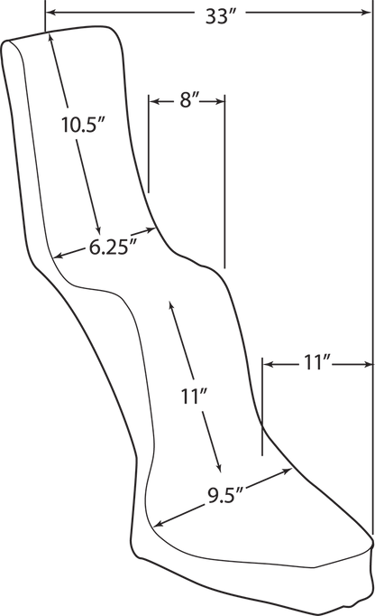 Drag Specialties King/Queen Diamond Rigid Seat for motorcycle, featuring a sleek, padded design with a durable construction.