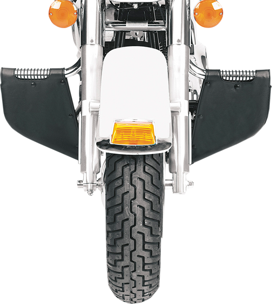Plain lower seat for Harley-Davidson FLST by Drag Specialties, designed for comfort and style.