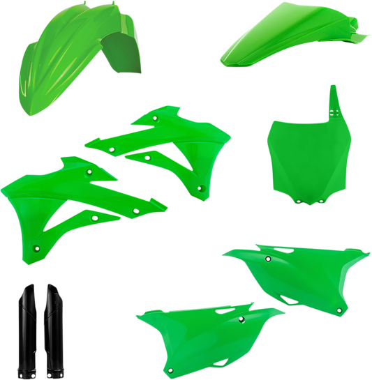 ACERBIS Full Replacement Body Kit - OEM Green/Black 2374117118 - Howling Moto