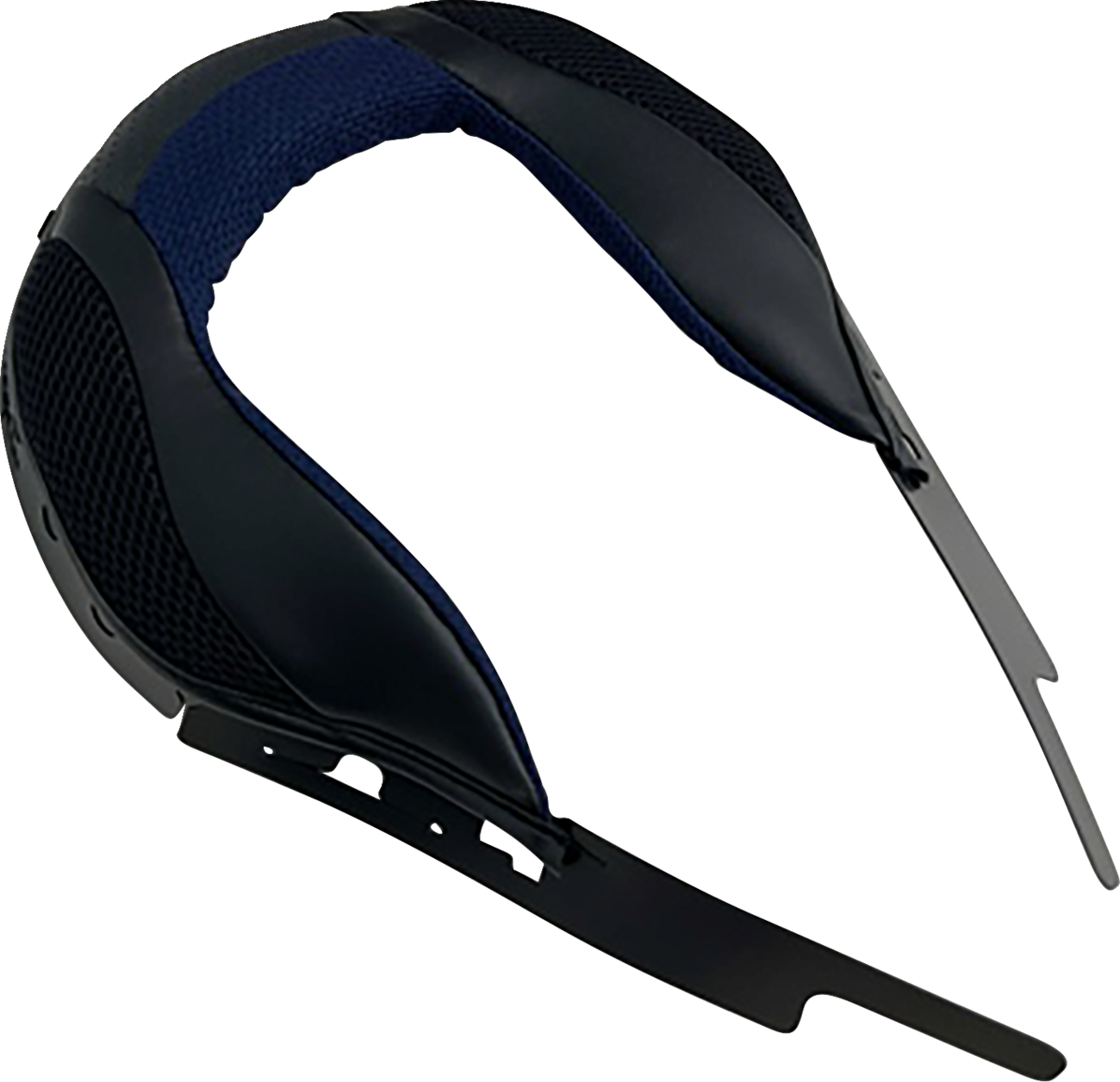 ARAÏ HELMETS XD-5 neck roll replacement pad, part number 075463, shown in black with foam cushioning for helmet comfort.