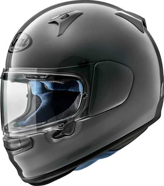 ARAÏ Helmets Regent-X helmet in modern gray, small size, featuring a sleek design and ventilation for motorcycle riding.