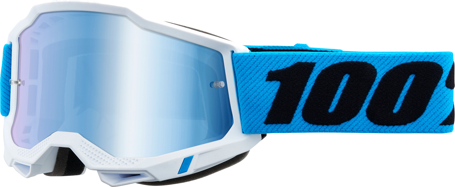 100% Accuri 2 Goggles - Novel - Blue Mirror 50014-00023 - Howling Moto