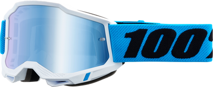 100% Accuri 2 Goggles - Novel - Blue Mirror 50014-00023 - Howling Moto