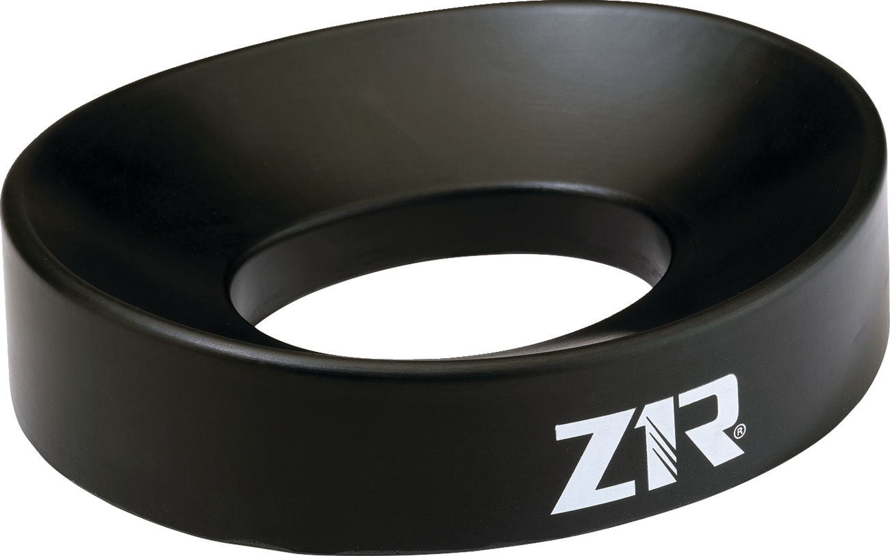 Z1R helmet service pad 077-6050, a protective accessory for Z1R motorcycle helmets, shown attached to helmet interior.