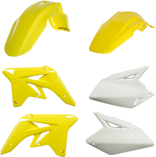 A close-up of the ACERBIS Standard Replacement Body Kit OEM 2081970354, showing its sleek, durable body design for motorcycle customization.