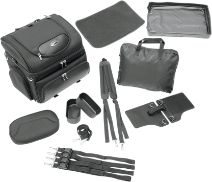 Bill's Exhausts SADDLEMEN Pet Voyager seat with sturdy construction, designed for comfort and durability.