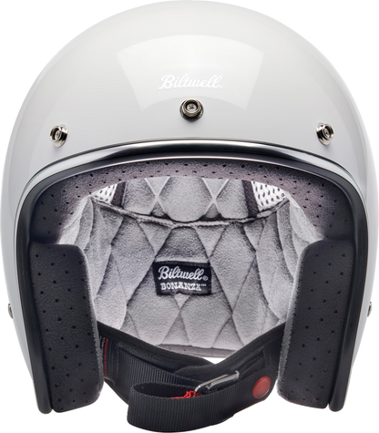 BILTWELL Bonanza Helmet - Gloss White - XL 1001-164-205 - Howling Moto