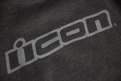 Bill's Exhausts ICON Slant™ Crewneck Sweatshirt in charcoal, large, featuring a relaxed fit and soft fabric.