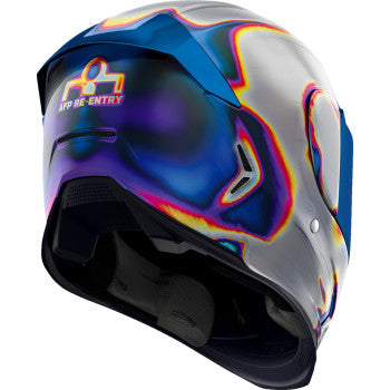 Bill's Exhausts ICON Airframe Pro™ helmet in silver, XL size, featuring a sleek design suitable for motorcycle riders.