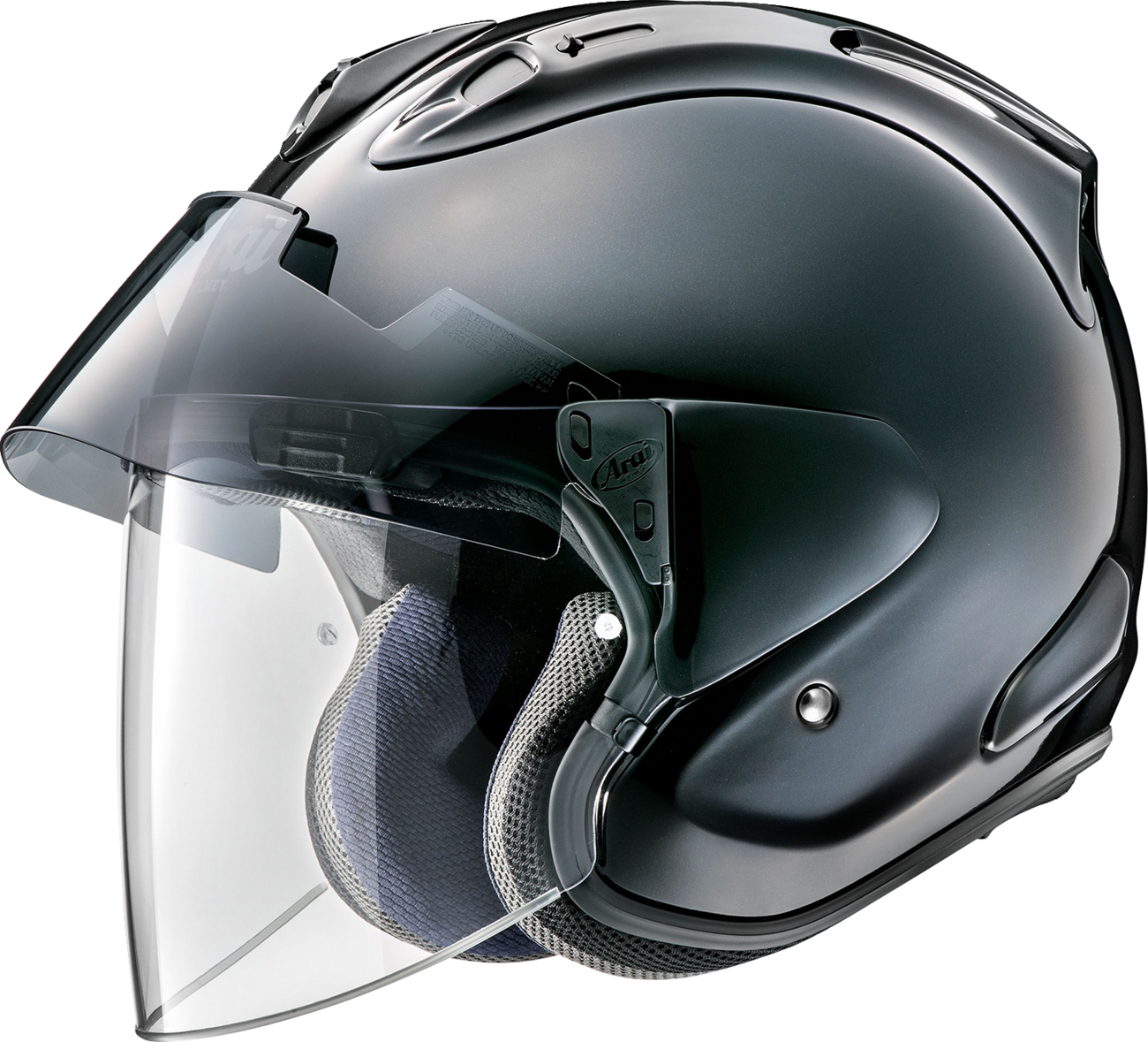 Arai Ram-X helmet in diamond black with XL size, featuring aerodynamic vents and sleek design, from Arai Helmets.