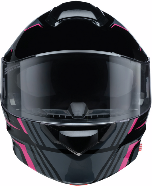 Z1R Solaris 2.0 modular motorcycle helmet in Slater Pink, 3XL, featuring a versatile design and comfortable fit.