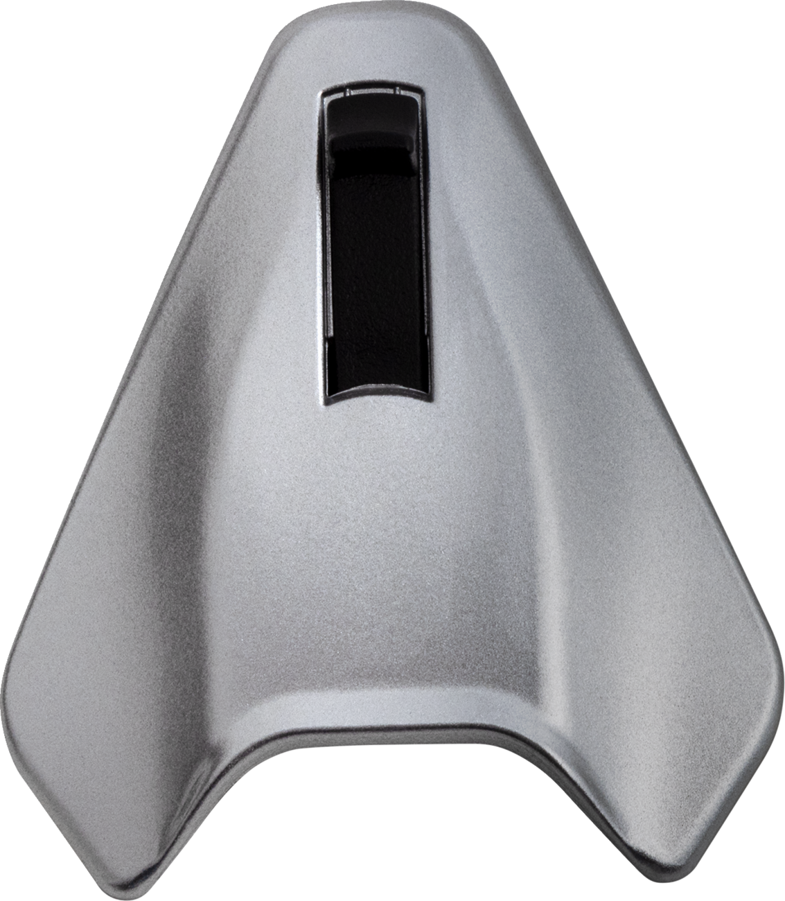 Silver ARAI Helmets Delta 6 Duct helmet with aluminum finish, featuring sleek design and ventilation components.